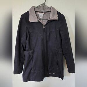 Free Country Black Hooded Coat Size Large